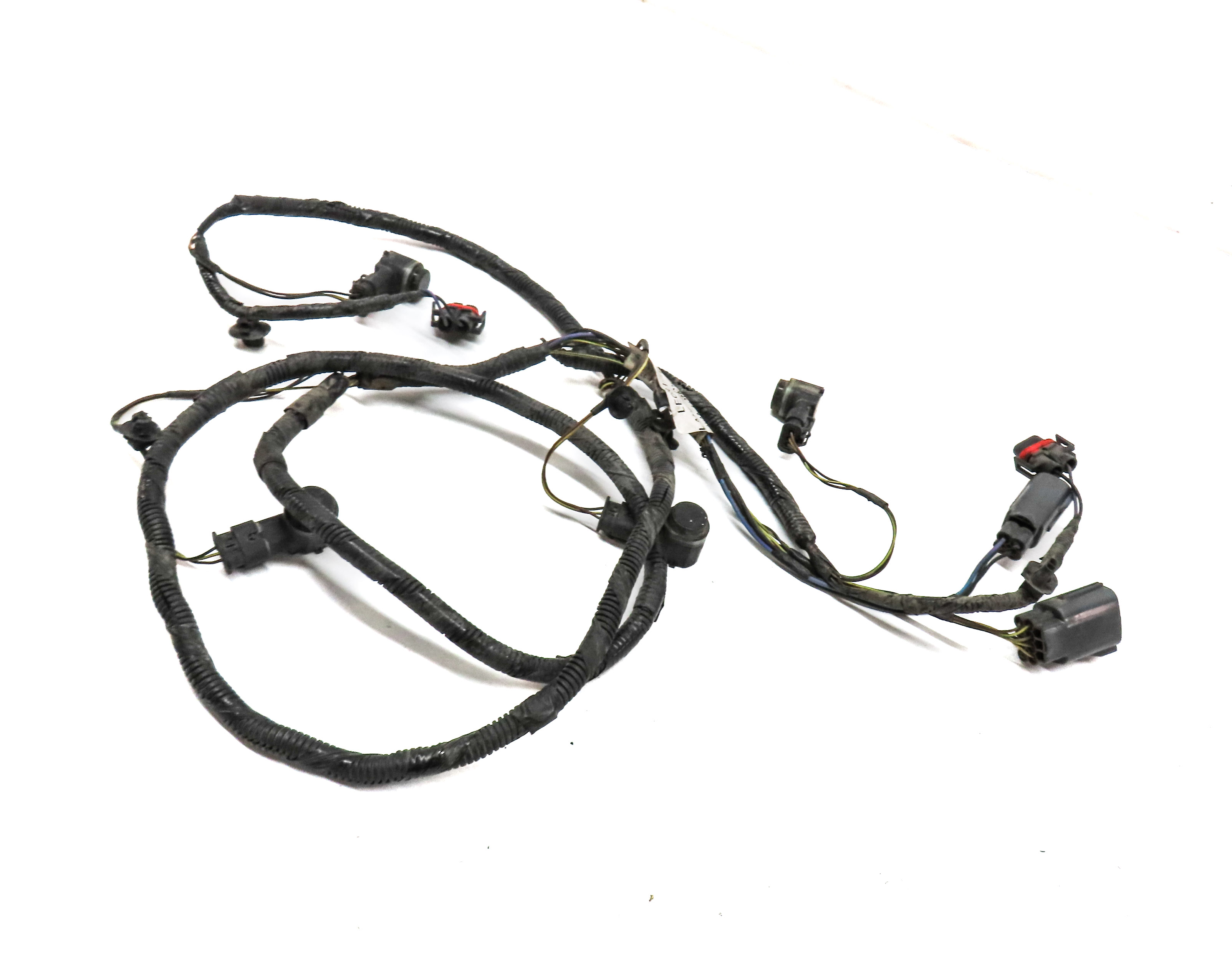 2010 LAND ROVER LR4 (L319) FRONT PARK ASSIST PDC SENSOR SET/4 w/ WIRE HARNESS — exact item pictured